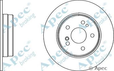APEC BRAKING dsk960 -  Тормозной диск